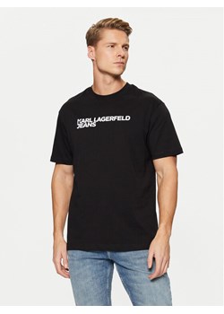 Karl Lagerfeld Jeans T-Shirt A1M17002 Czarny Regular Fit ze sklepu MODIVO w kategorii T-shirty męskie - zdjęcie 182684582