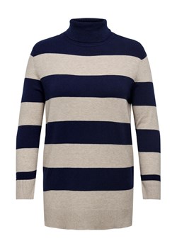 ONLY Carmakoma Golf 15295819 Beżowy Regular Fit ze sklepu MODIVO w kategorii Swetry damskie - zdjęcie 182684601
