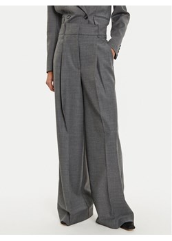 IVY OAK Spodnie materiałowe Prescilla IO115189 Szary Wide Leg - id: 0000304213380 - marki Ivy & Oak - 182684604 IVY OAK Spodnie materiałowe Prescilla IO115189 Szary Wide Leg ze sklepu MODIVO w kategorii Spodnie damskie - zdjęcie 182684604