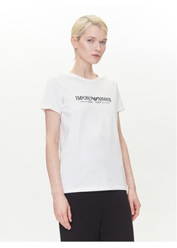 Emporio Armani Underwear T-Shirt EW000408 AF10881 U1131 Biały Regular Fit ze sklepu MODIVO w kategorii Bluzki damskie - zdjęcie 182684652