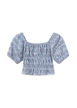 Mayoral Bluzka 6025 Niebieski Regular Fit ze sklepu MODIVO w kategorii Bluzki dziewczęce - zdjęcie 182684702