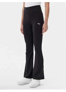 Puma Legginsy Ess 631542 Czarny Flared Fit ze sklepu MODIVO w kategorii Spodnie damskie - zdjęcie 182684734