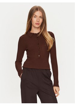 ViCOLO Sweter 22095S Brązowy Slim Fit ze sklepu MODIVO w kategorii Swetry damskie - zdjęcie 182684742