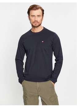 Napapijri Longsleeve Salis NP0A4HN7 Czarny Regular Fit ze sklepu MODIVO w kategorii T-shirty męskie - zdjęcie 182684752