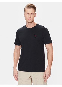 Napapijri T-Shirt Salis NP0A4H8D Czarny Regular Fit ze sklepu MODIVO w kategorii T-shirty męskie - zdjęcie 182684791