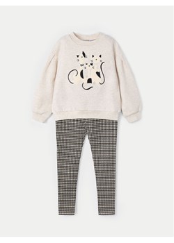 Mayoral Komplet bluza i legginsy 4712 Zielony Regular Fit ze sklepu MODIVO w kategorii Komplety dziewczęce - zdjęcie 182684910