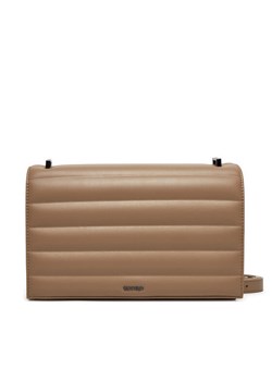 Calvin Klein Torebka Line Quilt Md Conv Shoulder Bag K60K612117 Brązowy ze sklepu MODIVO w kategorii Listonoszki - zdjęcie 182684911