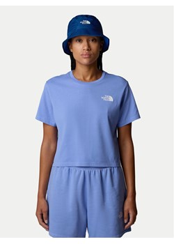 The North Face T-Shirt Simple Dome NF0A87U4 Niebieski Loose Fit ze sklepu MODIVO w kategorii Bluzki damskie - zdjęcie 182684972