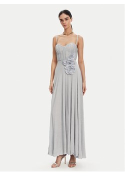 Elisabetta Franchi Sukienka wieczorowa AB-R22-52E2 Błękitny Regular Fit ze sklepu MODIVO w kategorii Sukienki - zdjęcie 182685030