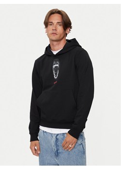 Hugo Bluza Dartchon 50525054 Czarny Regular Fit ze sklepu MODIVO w kategorii Bluzy męskie - zdjęcie 182685054