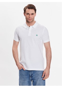 United Colors Of Benetton Polo 3089J3179 Biały Regular Fit ze sklepu MODIVO w kategorii T-shirty męskie - zdjęcie 182685162