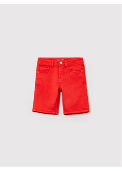 OVS Szorty jeansowe 1492819 Czerwony Regular Fit ze sklepu MODIVO w kategorii Spodenki chłopięce - zdjęcie 182685233