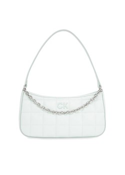 Calvin Klein Torebka Ck Square Quilt K60K612017 Zielony ze sklepu MODIVO w kategorii Listonoszki - zdjęcie 182685290