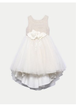 Abel & Lula Sukienka elegancka 5032 Beżowy Regular Fit ze sklepu MODIVO w kategorii Sukienki dziewczęce - zdjęcie 182685411