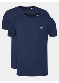 Guess Komplet 2 t-shirtów Caleb U97G03 KCD31 Granatowy Regular Fit ze sklepu MODIVO w kategorii T-shirty męskie - zdjęcie 182685440
