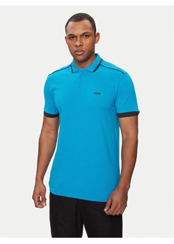 Boss Polo Paddy 1 50512995 Niebieski Regular Fit ze sklepu MODIVO w kategorii T-shirty męskie - zdjęcie 182685794