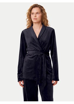 Triumph Szlafrok Sensual Velour 10221171 Granatowy ze sklepu MODIVO w kategorii Szlafroki damskie - zdjęcie 182685822
