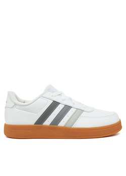 adidas Sneakersy Breaknet Lifestyle Court IH8878 Biały ze sklepu MODIVO w kategorii Buty sportowe dziecięce - zdjęcie 182685823