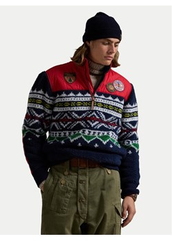 Polo Ralph Lauren Bluza 710950766001 Granatowy Regular Fit ze sklepu MODIVO w kategorii Bluzy męskie - zdjęcie 182685853