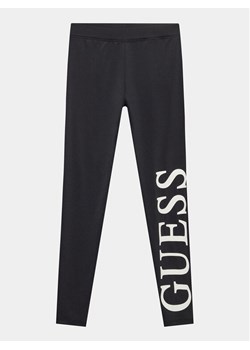 Guess Legginsy J3YB00 KBSV0 Czarny Slim Fit ze sklepu MODIVO w kategorii Spodnie dziewczęce - zdjęcie 182685882