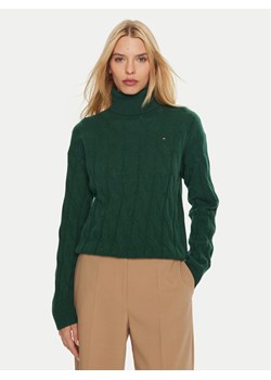 Tommy Hilfiger Golf WW0WW43102 Zielony Regular Fit - id: 0000304081545 - marki Tommy Hilfiger - 182685934 Tommy Hilfiger Golf WW0WW43102 Zielony Regular Fit ze sklepu MODIVO w kategorii Swetry damskie - zdjęcie 182685934