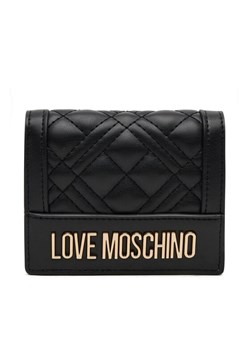 LOVE MOSCHINO Mały Portfel Damski JC5601PP1MLA0000 Czarny ze sklepu MODIVO w kategorii Portfele damskie - zdjęcie 182685944