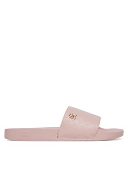 Tommy Hilfiger Klapki Th Monogram Poolside FW0FW08525 Różowy ze sklepu MODIVO w kategorii Klapki damskie - zdjęcie 182686073