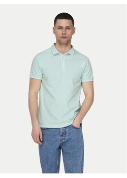 Only & Sons Polo Fletcher 22024827 Zielony Regular Fit ze sklepu MODIVO w kategorii T-shirty męskie - zdjęcie 182686120