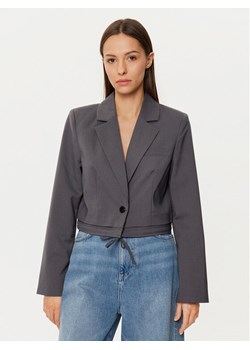 ONLY Marynarka Lalana 15334248 Szary Boxy Fit ze sklepu MODIVO w kategorii Marynarki damskie - zdjęcie 182686131
