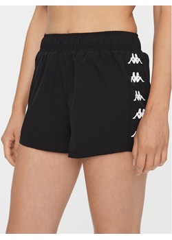 Kappa Szorty sportowe 312087 Czarny Regular Fit ze sklepu MODIVO w kategorii Szorty - zdjęcie 182686210