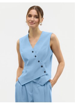 Vero Moda Kamizelka Liba 10324631 Błękitny Regular Fit ze sklepu MODIVO w kategorii Kamizelki damskie - zdjęcie 182686234
