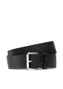 Boss Pasek Męski Serge 50481111 Czarny ze sklepu MODIVO w kategorii Paski męskie - zdjęcie 182686342