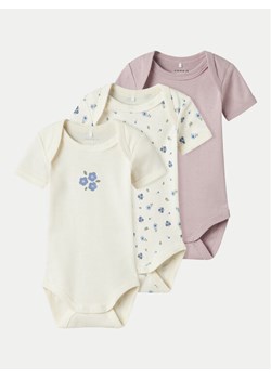 NAME IT Komplet 3 par body dziecięcych 13242189 Beżowy ze sklepu MODIVO w kategorii Body niemowlęce - zdjęcie 182686490