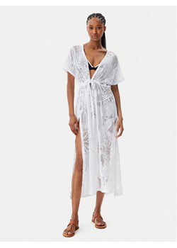 Banana Moon Sukienka plażowa Elvie Cocobeach JQV10 Biały Relaxed Fit ze sklepu MODIVO w kategorii Odzież plażowa - zdjęcie 182686491