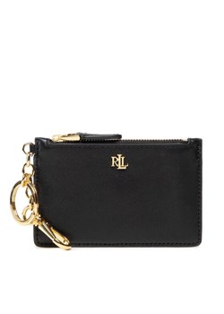 Lauren Ralph Lauren Etui na karty kredytowe Zip Card Cas 432876731002 Czarny ze sklepu MODIVO w kategorii Etui - zdjęcie 182686531