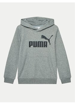 Puma Bluza Ess No. 1 Logo 684909 Szary Regular Fit ze sklepu MODIVO w kategorii Bluzy chłopięce - zdjęcie 182686814
