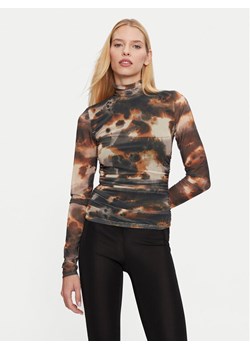 Gestuz Bluzka Behka 10909457 Brązowy Slim Fit ze sklepu MODIVO w kategorii Bluzki damskie - zdjęcie 182686844