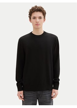 Tom Tailor Denim Sweter 1042509 Czarny Regular Fit ze sklepu MODIVO w kategorii Swetry męskie - zdjęcie 182686851