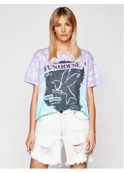 One Teaspoon T-Shirt Fun House Boyfriend Tee 23903 Niebieski Boyfriend Fit ze sklepu MODIVO w kategorii Bluzki damskie - zdjęcie 182686863