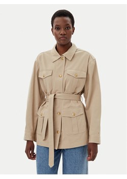 Tommy Hilfiger Kurtka przejściowa WW0WW45933 Beżowy Regular Fit ze sklepu MODIVO w kategorii Kurtki damskie - zdjęcie 182686923