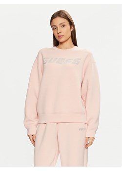Guess Bluza V4BQ15 K7UW2 Różowy Regular Fit ze sklepu MODIVO w kategorii Bluzy damskie - zdjęcie 182687002