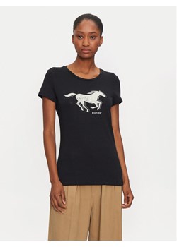 Mustang T-Shirt Loa 1015450 Czarny Slim Fit ze sklepu MODIVO w kategorii Bluzki damskie - zdjęcie 182687032