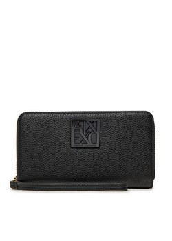 Armani Exchange Portfel damski XW000361 AF11902 UC001 Czarny ze sklepu MODIVO w kategorii Portfele damskie - zdjęcie 182687223