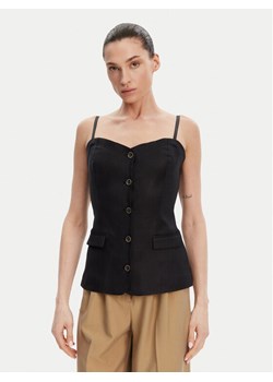 Guess Top W5GH0L WH5L2 Czarny Regular Fit ze sklepu MODIVO w kategorii Bluzki damskie - zdjęcie 182687251