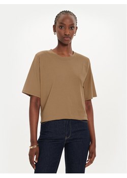 ViCOLO T-Shirt UB0294 Brązowy Regular Fit ze sklepu MODIVO w kategorii Bluzki damskie - zdjęcie 182687271