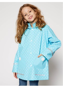 Playshoes Kurtka przeciwdeszczowa 408566 D Błękitny Regular Fit ze sklepu MODIVO w kategorii Kurtki dziewczęce - zdjęcie 182687274