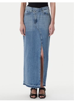 Karl Lagerfeld Jeans Spódnica jeansowa A1W12009 Niebieski Regular Fit ze sklepu MODIVO w kategorii Spódnice - zdjęcie 182687363