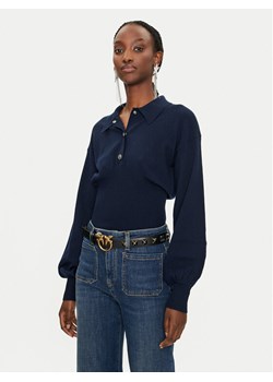 Pinko Sweter Costina 104016 A15S Granatowy Regular Fit ze sklepu MODIVO w kategorii Swetry damskie - zdjęcie 182687384