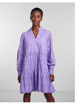 YAS Sukienka 26027162 Fioletowy Regular Fit ze sklepu MODIVO w kategorii Sukienki - zdjęcie 182687514