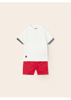 Mayoral Komplet polo i spodenki 1296 Kolorowy Regular Fit ze sklepu MODIVO w kategorii Komplety niemowlęce - zdjęcie 182687630